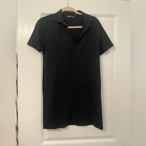 Zara Black Collar Dress